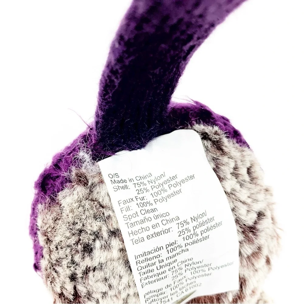 Cuddl Duds Purple Glove & Ear Muff Set • Touchscreen Gloves • Cozy Winter Gift